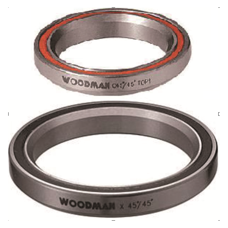 WOOdman C45/45 Top + X45/45 Bottom Bearing Set