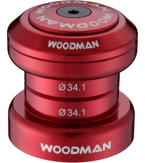 Jeu de direction WOODMAN Axis SPG externe 1"1/8 rouge