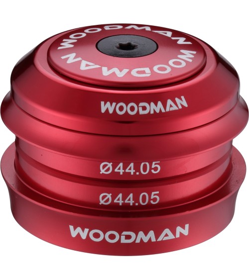 Jeu de direction WOODMAN AXIS SICR semi-intégré rouge 1"1/8